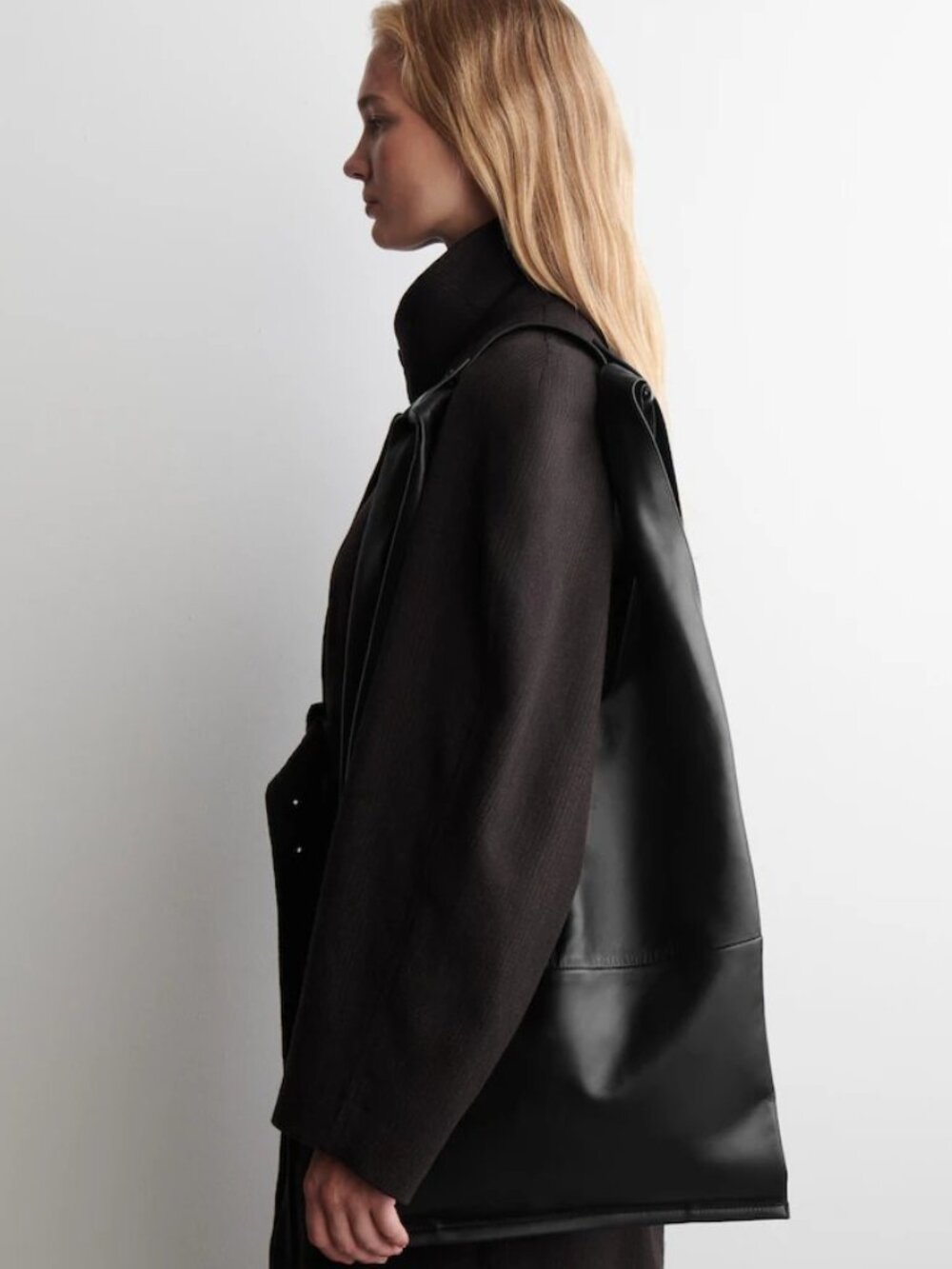 NWT COS Slouchy Leather Tote